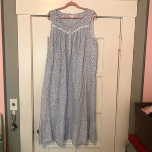 Tiny Blue Flowers Nightgown